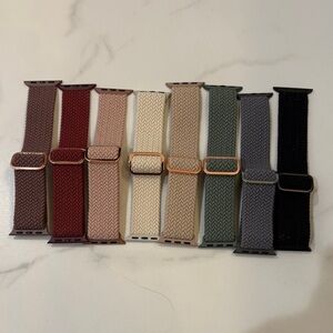 Braided Nylon Apple Watch Bands - Mixed Colors
